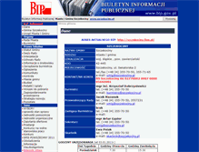 Tablet Screenshot of bip.szczekociny.pl